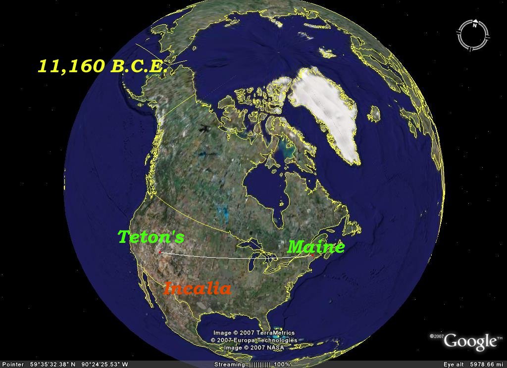 Rocky Mountains to Maine to Incalia